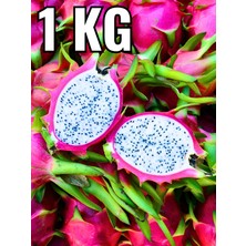 FidanBudur Ejder Meyvesi, Dragon Fruit, Içi Beyaz, 1 Kg, 3-4 Adet Iri Tropikal Meyve