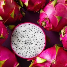 FidanBudur Ejder Meyvesi, Dragon Fruit, Içi Beyaz, 1 Kg, 3-4 Adet Iri Tropikal Meyve