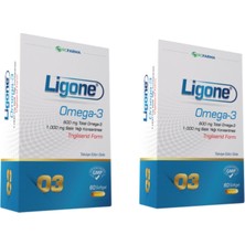 RCFARMA  Newdrog Ligone Omega-3 Softjel 60 Kapsül 2 Adet