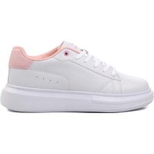 Walkway Nadia Beyaz-Pudra Kadın Sneaker