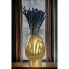 Yaybox Dekoratif Vazo El Yapımı Altın Renk Model 13