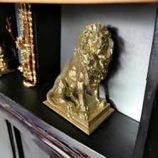 Lu Design Gold Renk Aslan Biblo