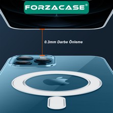 Forzacase iPhone 13 Pro Max ile Manyetik Kablosuz Şarj Özellikli Sert Tpu Kılıf - FC022