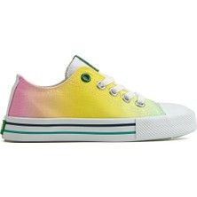 Benetton Sarı Kız Çocuk Sneaker BN-30188