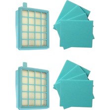 Marketto Philips Fc 9530 Powerpro Active Süpürge Hepa Filtresi 2 Adet +8 Sünger