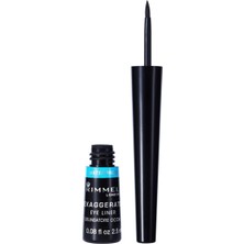 Rimmel London Exaggerate Waterproof Liquid Eyeliner Black