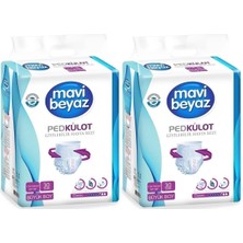 Mavi Beyaz Ped Emici Külot Hasta Bezi Large Büyük 60 Adet