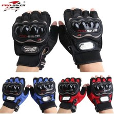 Formula x Probiker Yarım Parmak Eldiven Bisiklet Motosiklet Pro-Biker Mavi-L (Large)