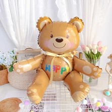 Best Parti Bej Kalp Folyo Balon 45  cm  3 Adet