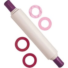 Tupperware Merdane ve Kurabiye Kalıpları Sihirli Merdane Mor Hsg