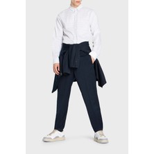 Armani Exchange % 100 Pamuk Regular Fit Logo Desenli Erkek Gömlek 6RZC45 Znzrz 21CL