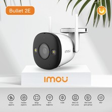 IMOU Bullet 2E Dış Ortam Akıllı WiFi Kamera/4MP-Renkli Gece Görüşü-Hareket ve İnsan Algılama-Caydırıcı LED-IP67-SD Kart Desteği-ONVIF-Bulut(IPC-F42FP)