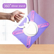 Maskot iPad Air4 Silikon Döner Stand 10.9 Inç Koruyucu Kılıf (Yurt Dışından)