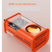 Mini Taşınabilir Şeffaf Mekanik Bluetooth Hoparlör (Yurt Dışından)