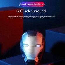 Yeni Iron Man Kablosuz Akıllı Bluetooth Küçük Hoparlör (Yurt Dışından)