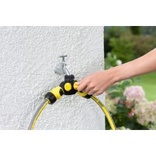 Karcher İki Çıkışlı Musluk Adaptörü Debi Ayarlı