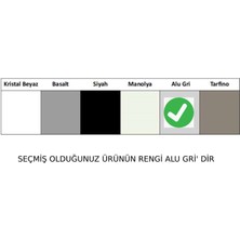 Nuevo Icon 6 Alu Gri  Seramik Eviye