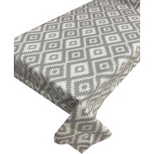 Stay Home Sıvı ve Lekeye Dayanıklı Dertsiz Masa Örtüsü Kilim Desen