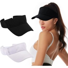 Shopiolog Uv Koruyucu Sporcu Plaj Vizör Şapka 2 Li Set
