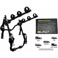 Topp Rack Pro 3'lü Bisiklet Taşıyıcı