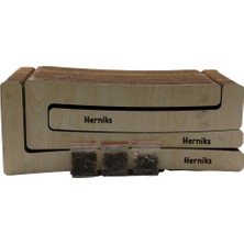 Herniks Doğal Kedi Otlu Kedi Tırmalama Kartonu 44 cm - HR2028