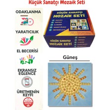 Zen Mozaik Çocuk Mozaik Seti-Dikkat ve El Becerisi Geliştirici Sanatsal Eğitici Oyuncak Unicorn/pony