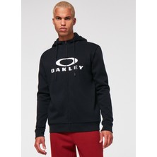 Oakley Zip Ceket, M, Siyah - Beyaz