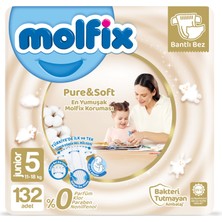 Molfix Pure & Soft 5 Beden Junior 132 Adet