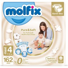 Molfix Pure & Soft 4 Beden Maxi 162 Adet