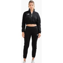 Umbro Pyra Track Suit – Kadın Siyah Pamuklu Eşofman Takımı – VA-0021