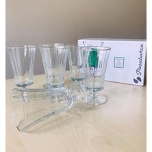 Paşabahçe 6'lı Diamond Kahve Yanı Bardağı Cam Malzeme ile Şık Tasarımda Sunum İçin