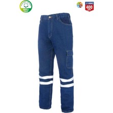 Myform Kot Iş Pantolonu Myform 2136 Sona Denim Renk Mavi