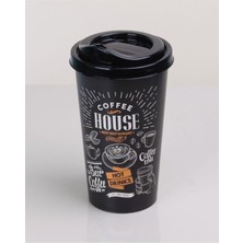 Homekolik Renkli Coffe Plastik Termos Bardak | 650 ml FMA03289