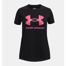 Under Armour Kız Çocuk UA Tech™ Baskılı Fill Big Logo Kısa Kollu 1377016-004