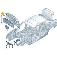 Gkl Audi A4 Motor Kaput Keçesi Klipsli 2016 Sonrası 8W0863825