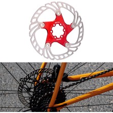 Homyl Mtb Bisiklet Aksesuarları Için Bisiklet Hidrolik Disk Fren Rotor Paslanmaz Çelik Kırmızı 180MM (Yurt Dışından)