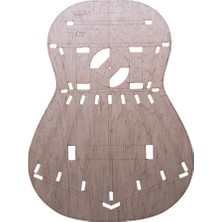 Homyl Ahşap Gitar Gövde Şablonu 2mm Kalınlığında Cnc Torres Için Yapılmış Klasik Gitar (Yurt Dışından)