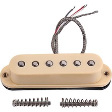 Homyl Gitar Pikap Boyun/orta/elektro Gitar Çift Çıktı 52MM Için Köprü (Yurt Dışından)