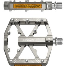 Homyl Hafif Dağ Bisikleti Pedalları Yansıtıcı Yol Mtb Bisiklet Düz Pedalları Gümüş (Yurt Dışından)