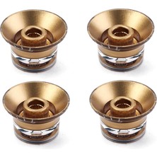 Homyl Lp Elektro Gitar Aksesuarı Için 4 Pc Set Gold Guitar Top Hat Knob (Yurt Dışından)