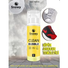 Snowy Clean Bubble Konsantre  Ayakkabı, Çanta, Koltuk, Halı ve Genel  Temizlik Köpüğü 200ML  1ADET