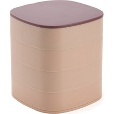 Hermoso Basit Kız Küpe Tabak Mücevher Kutusu, Mücevher Saklama Kutusu Pembe (Yurt Dışından)