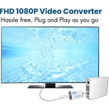 Hermoso Wii - HDMI WII2HDMI Full Hd Fhd 1080P Dönüştürücü Adaptör (Yurt Dışından)