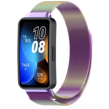 Mi7a Huawei Band 8 Kordon Metal Mıknatıslı Hasır Kayış