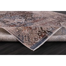Almoss Halı Almoss 7 24 4173A Mavi Makine Halısı
