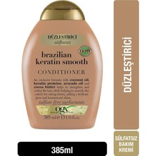 Ogx Keyonline Düzleştirici Brazilian Keratin Smooth Sülfatsız Bakım Kremi 385 - Ml Ogx Saç Kremi