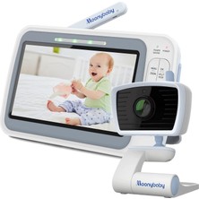 Moonybaby 5" Hd Düşük Emf Kablosuz Bebek Monitörü, Kameralı ve Sesli