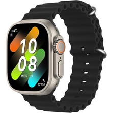 Mesro H11+ Ultra Watch 8 Pusula Nfc Siri Vidalı Kordon Bluetooth Arama Özellikli Akıllı Saat H11 Series