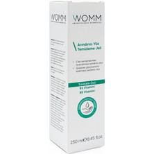 Womm Dermatologic Cosmetics Arındırıcı Yüz Temizleme Jeli - Gözenek Küçültücü, Nemlendirici, Ferahlatıcı Etki 250 ml