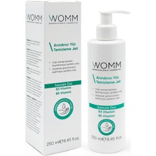 Womm Dermatologic Cosmetics Arındırıcı Yüz Temizleme Jeli - Gözenek Küçültücü, Nemlendirici, Ferahlatıcı Etki 250 ml